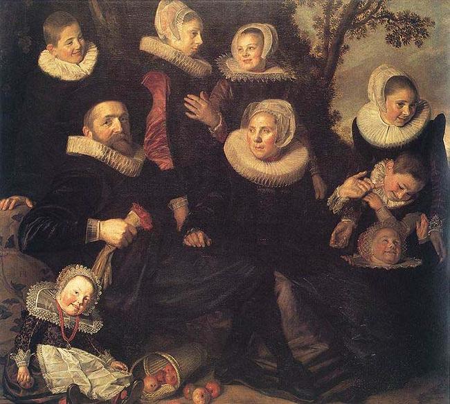 Frans Hals Family Portrait in a Landscape WGA China oil painting art